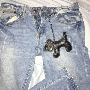 MCM Visetos Dog Key Chain